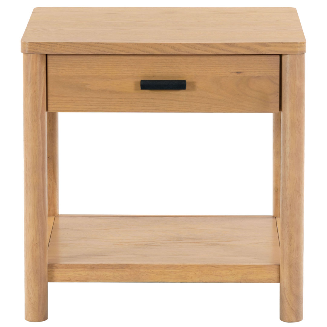 Kaplan Wood 1 Drawer End Table
